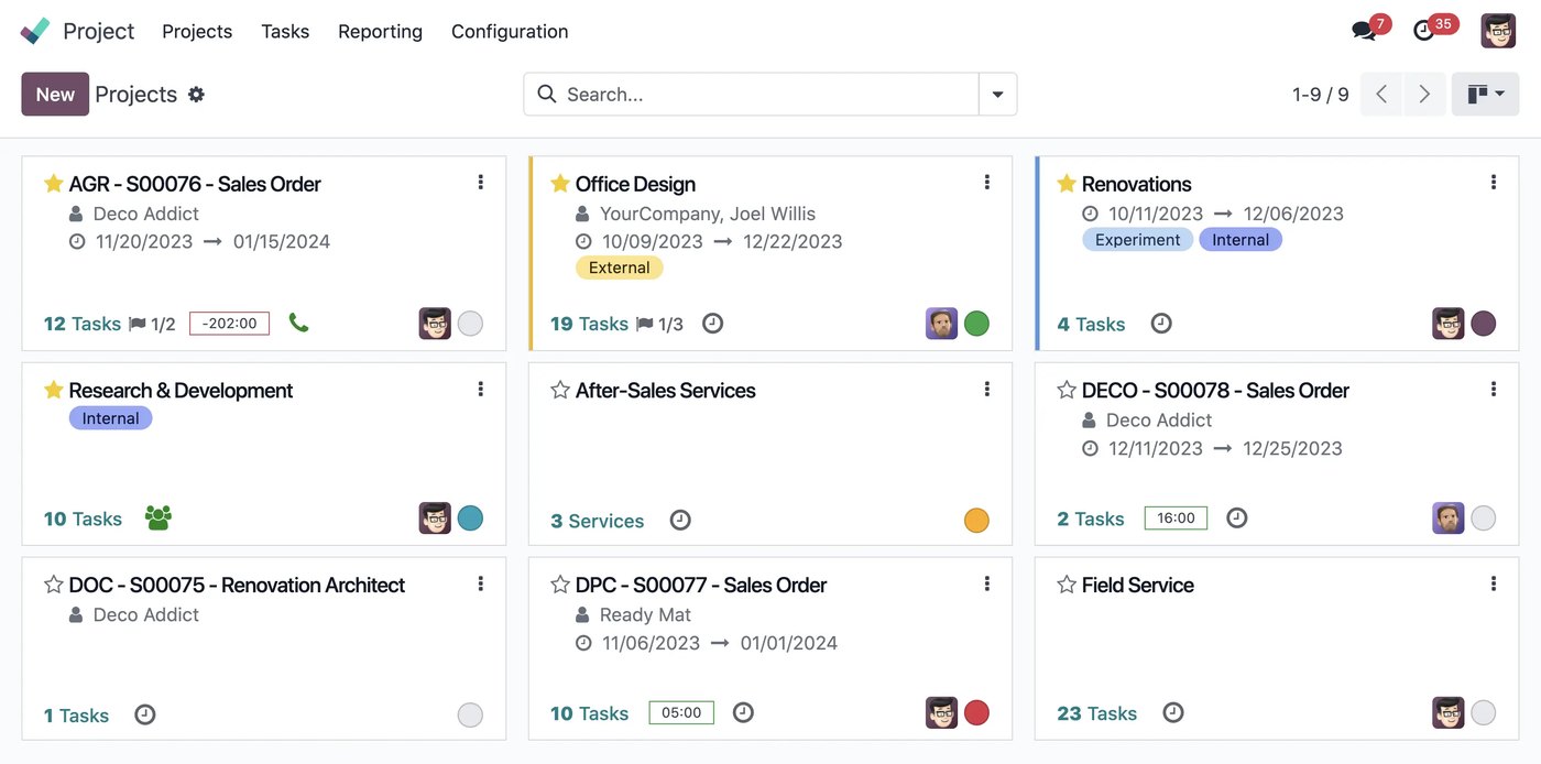odoo — Project